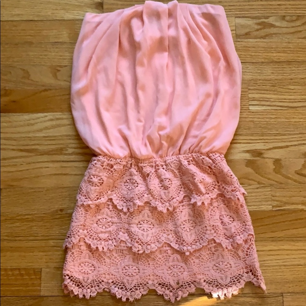 Peach Dress